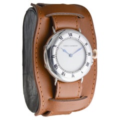 Peerless by IWC Campaign Style Sterling Silver Half Hunter from 1915