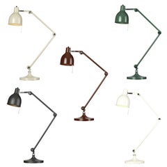 PeFeGe Eriksson 'PJ60' Articulating Table Lamp in Pine Green for Örsjö