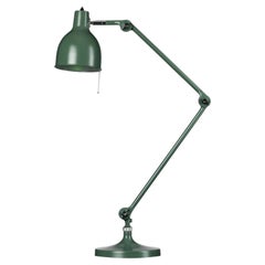 PeFeGe Eriksson 'PJ60' Articulating Table Lamp in Pine Green for Örsjö