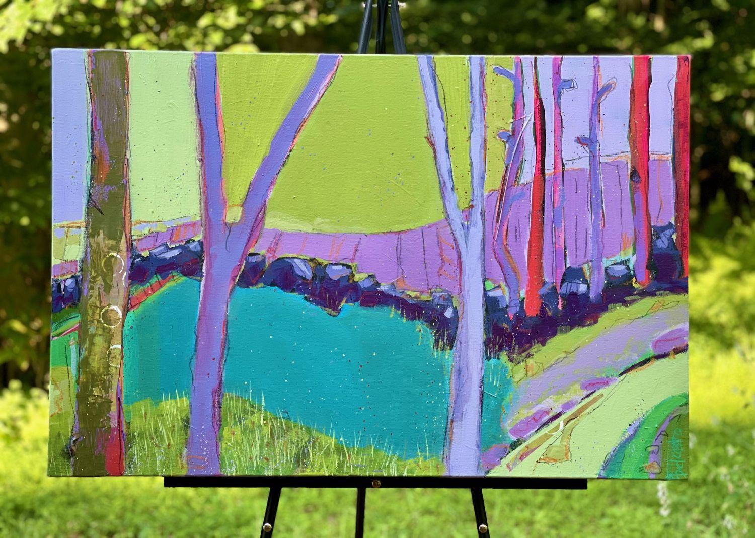 <p>Commenti dell'artista<br />Molto tempo fa, in Pennsylvania, i contadini ammucchiavano le rocce quando disboscavano i campi per piantare le colture, disponendole in lunghe strutture simili a recinzioni. Con il tempo, queste formazioni rocciose si