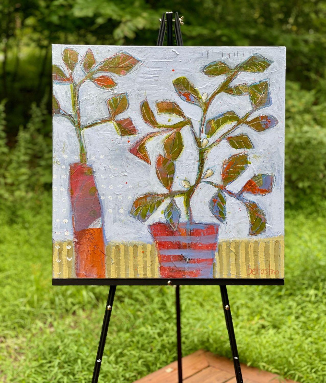 Figgylicious, Pittura originale - Painting Contemporaneo di Peg Belcastro