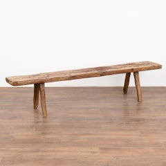 Peg Leg Rustic 6' Bench from Hungary, circa 1890