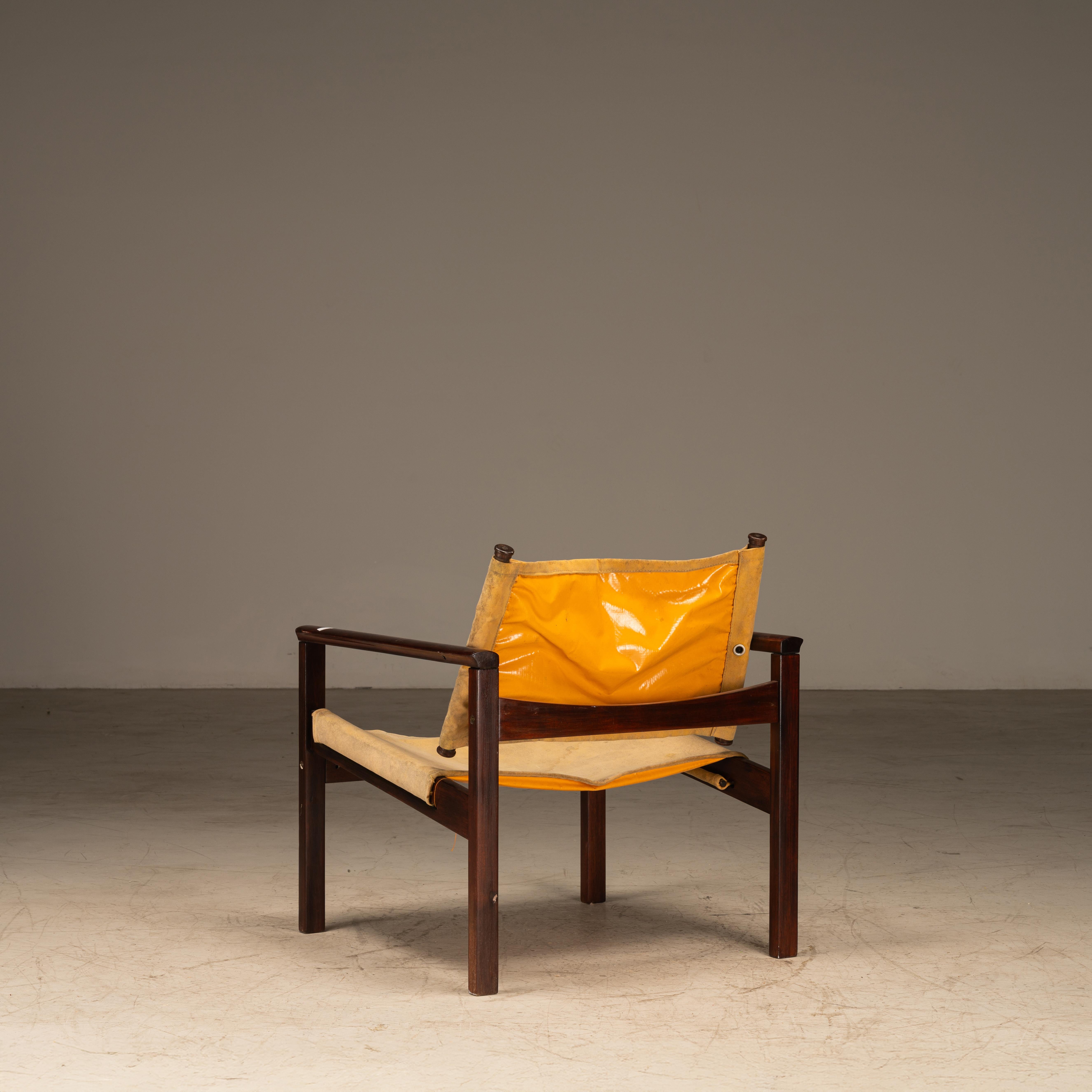 Peg-Lev Lounge Chair, Michel Arnoult, Brasilianische Mitte des Jahrhunderts Modern (20. Jahrhundert) im Angebot