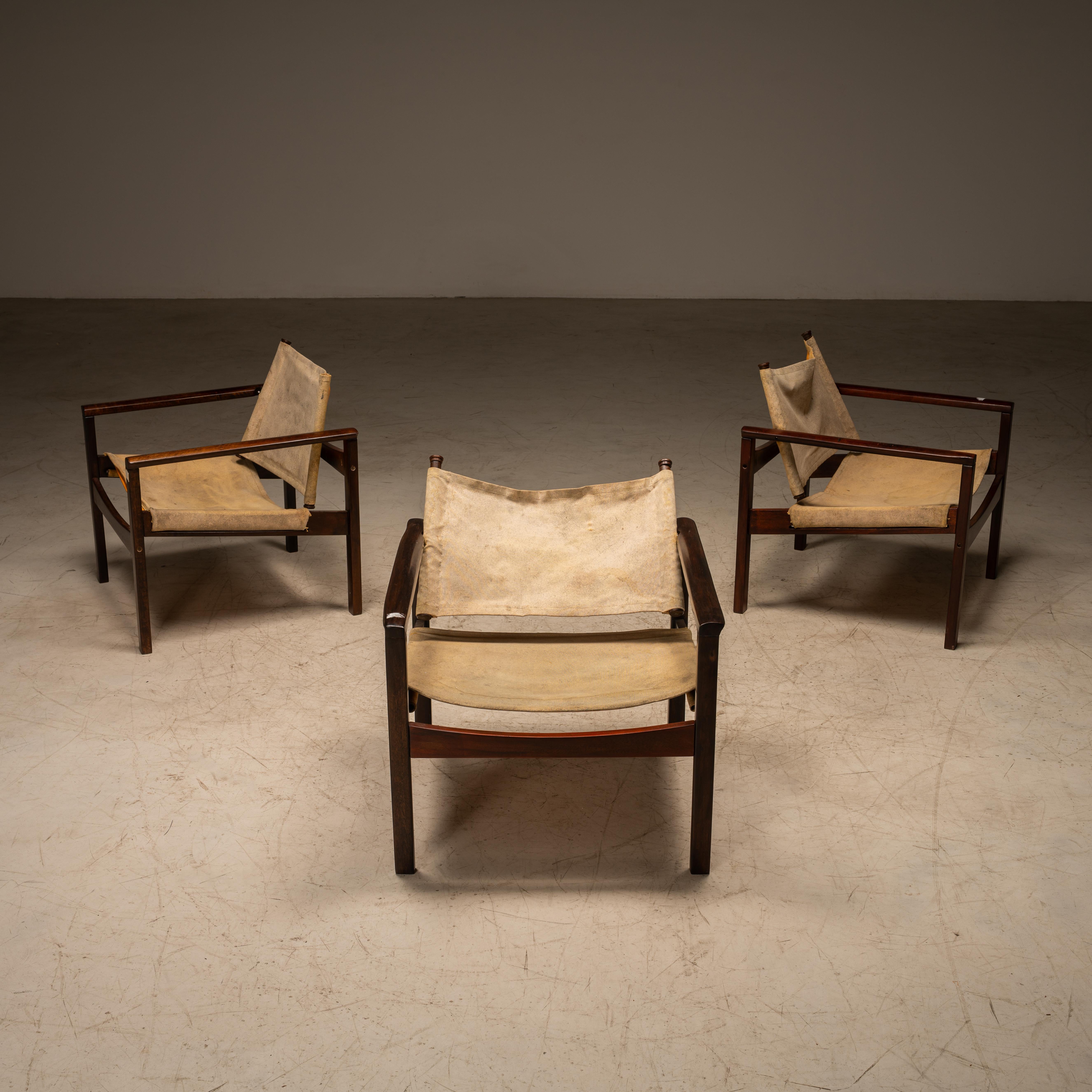 Peg-Lev Lounge Chair, Michel Arnoult, Brasilianische Mitte des Jahrhunderts Modern im Angebot 2