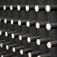 PEG Work Black Rectangle Minimalist Art by Bradley Duncan