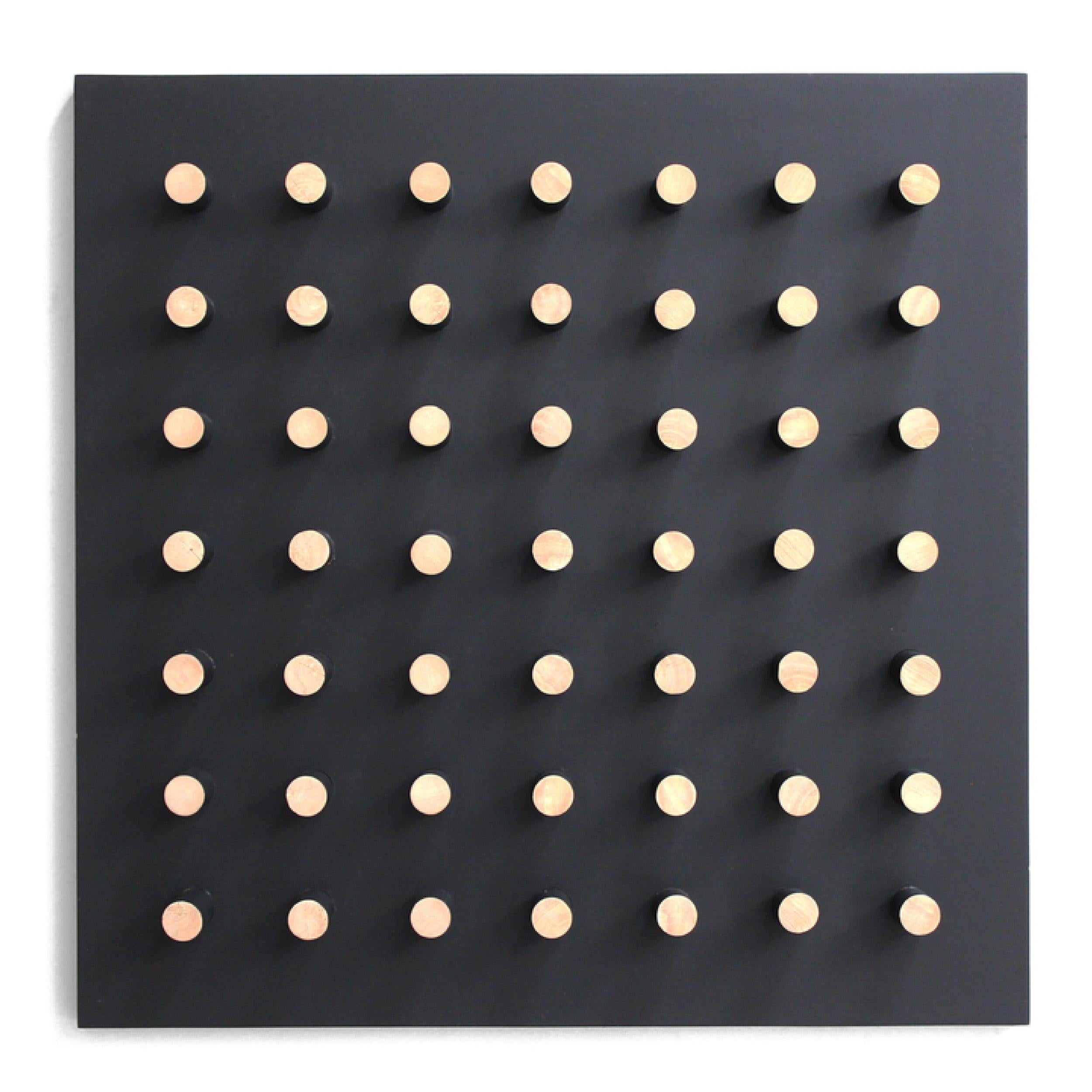 American Peg Work, Black Square For Sale