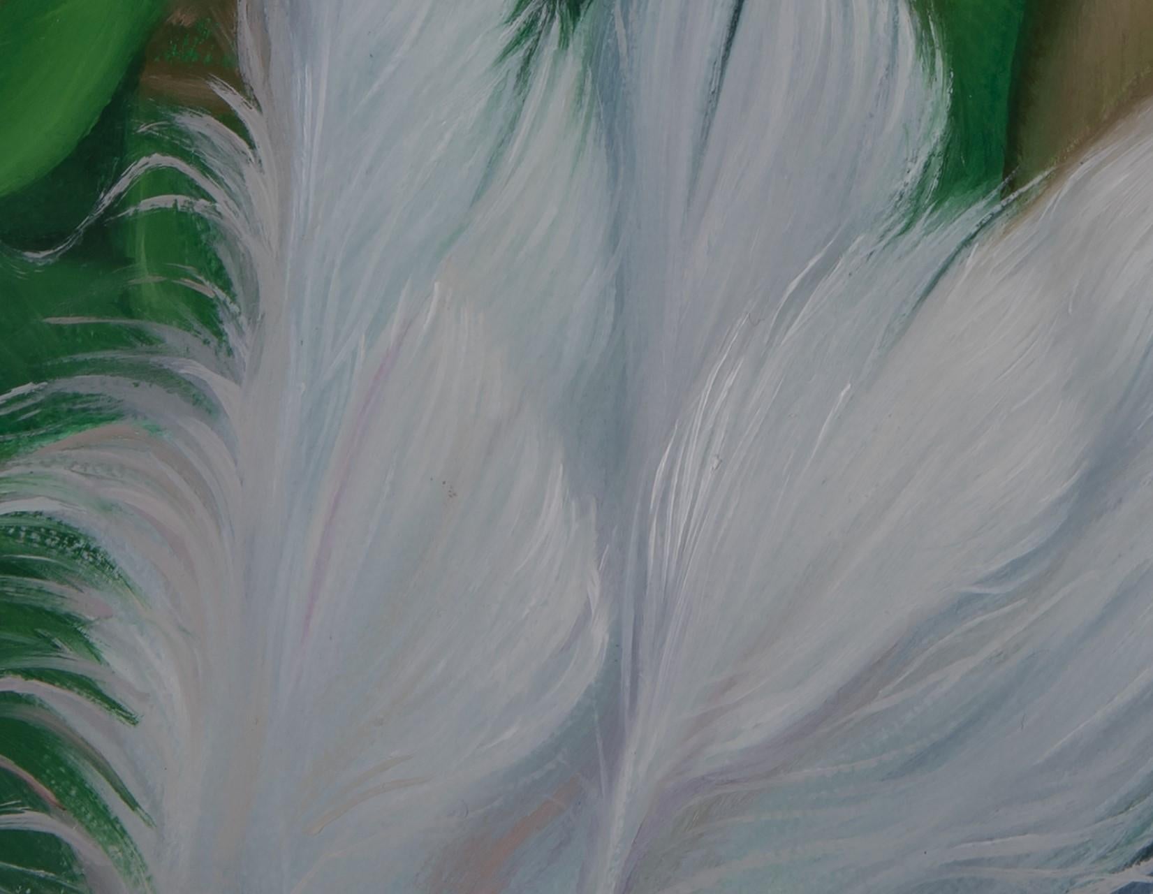 „Dreaming“ (2023) von Pegah Samaie, Original-Ölgemälde, weibliches Porträt im Angebot 3