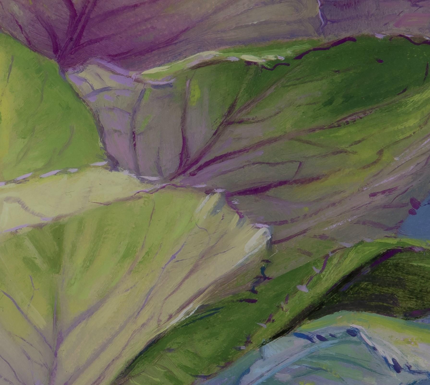 „Garden's Flower“ (2023) von Pegah Samaie, Original-Ölgemälde im Angebot 2