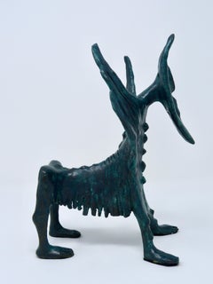 Pegaso Surrealism Bronze Sculpture by Alejandro Velasco