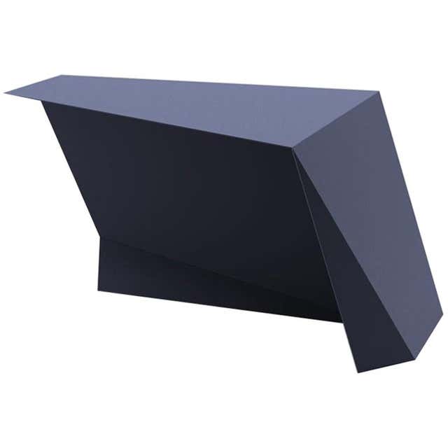 Viccarbe Shape Low Table O, Black Matt Finish by Jorge Pensi For Sale ...