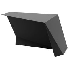 Pegasus, table basse contemporaine, acier noir