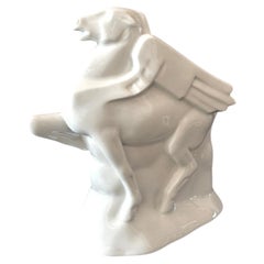 "Pegaso en vuelo", rara escultura Art Déco de De Vegh para Lamberton Scammell