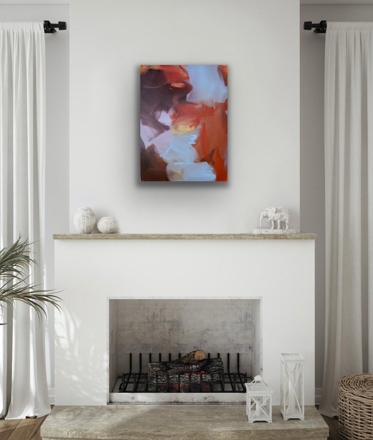 Dusk Til Dawn, Peggy Cozzi, Contemporary Original Gesturally Abstract Painting For Sale 1