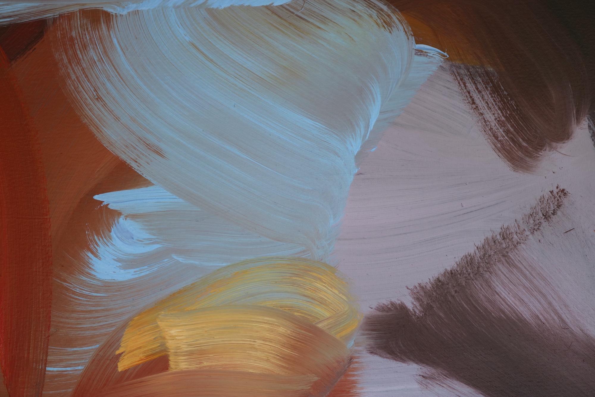 Dusk Til Dawn, Peggy Cozzi, Pittura astratta gestuale contemporanea originale in vendita 4