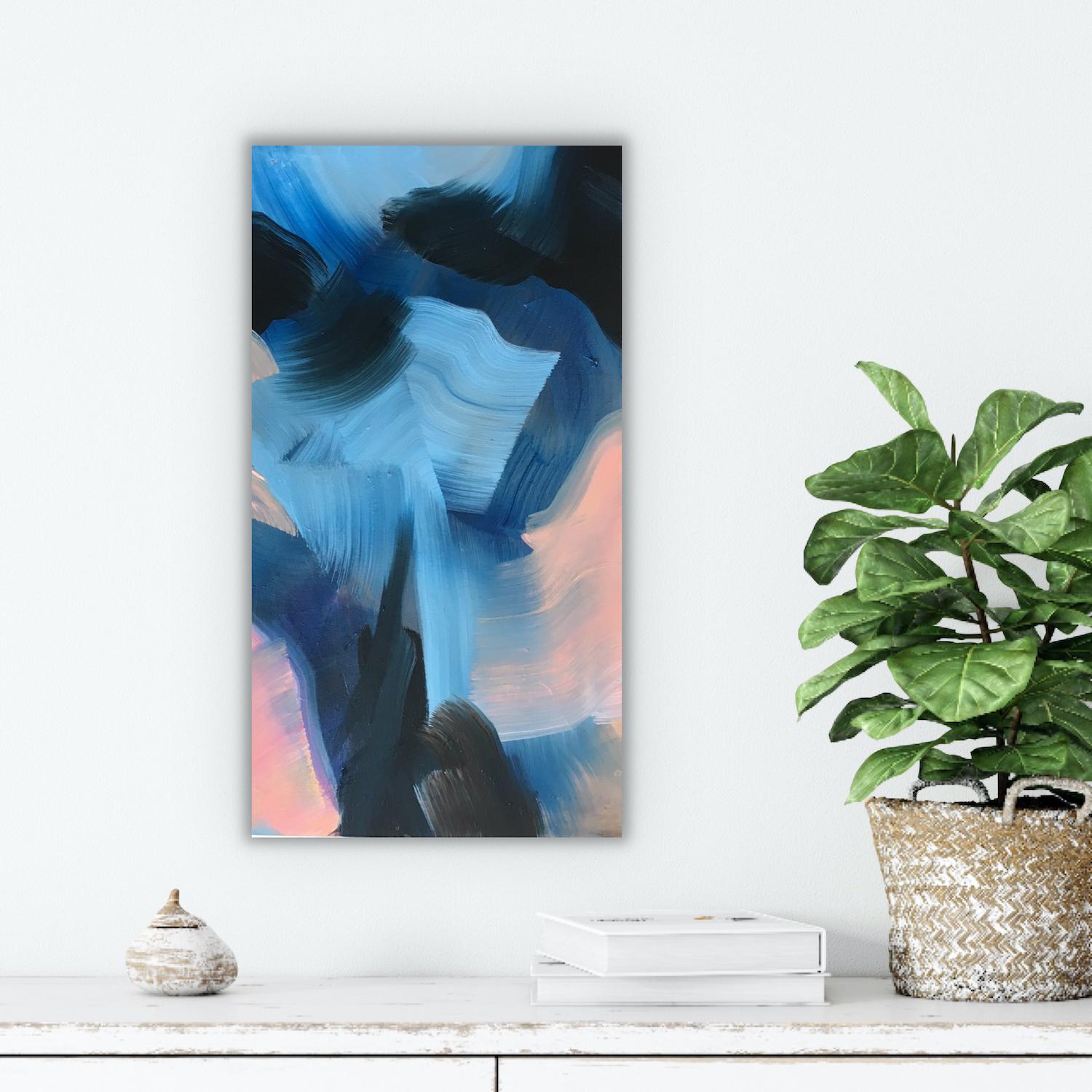 Soundscape - Abstract Painting by Peggy Cozzi