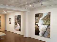 "Canyon Mist" Large Scale Abstract Landscape Painting