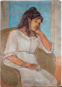 Peggy Frank (1940-1976) - Olio del 1970, Caroline