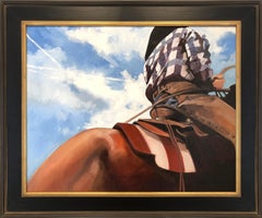 Fly Over Country (cowboy, western, plains, open skies, brown, red, white, blue)