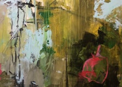 Marsh Breezes ,  Abstract, Acrylic on Canvas,  Shapes, Colors, Organic Forms