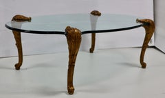 P.E.Guerin Style 1960's Gilt Coffee Table