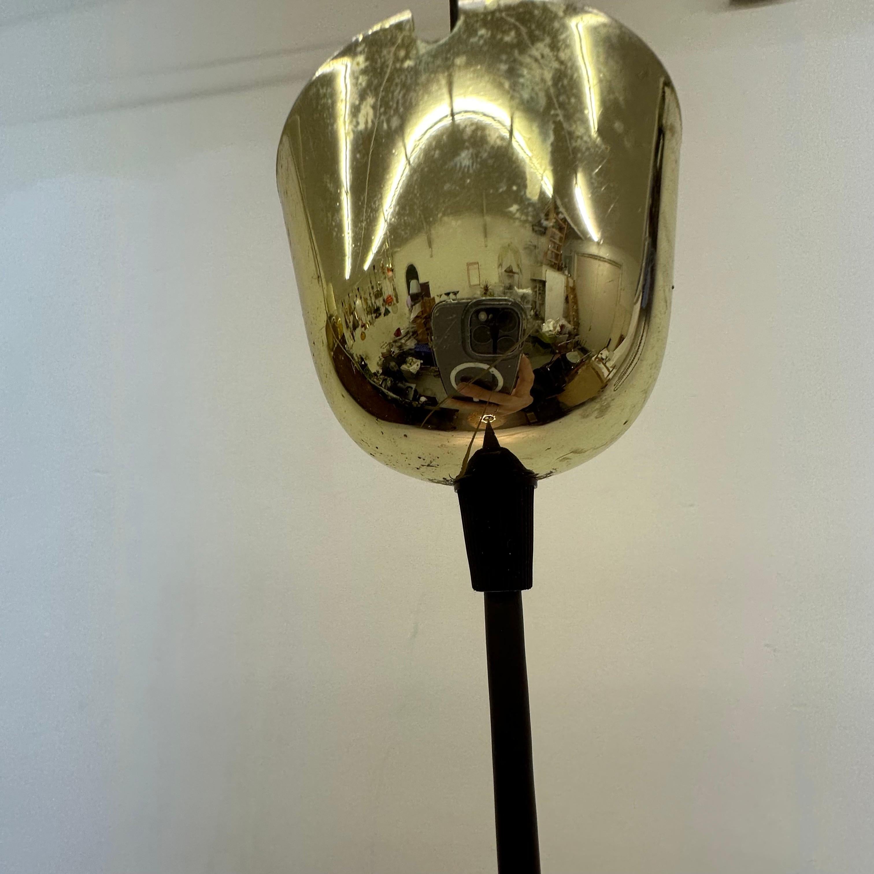 Peil & Putzer glass leaf hanging lamp , 1970’s For Sale 11