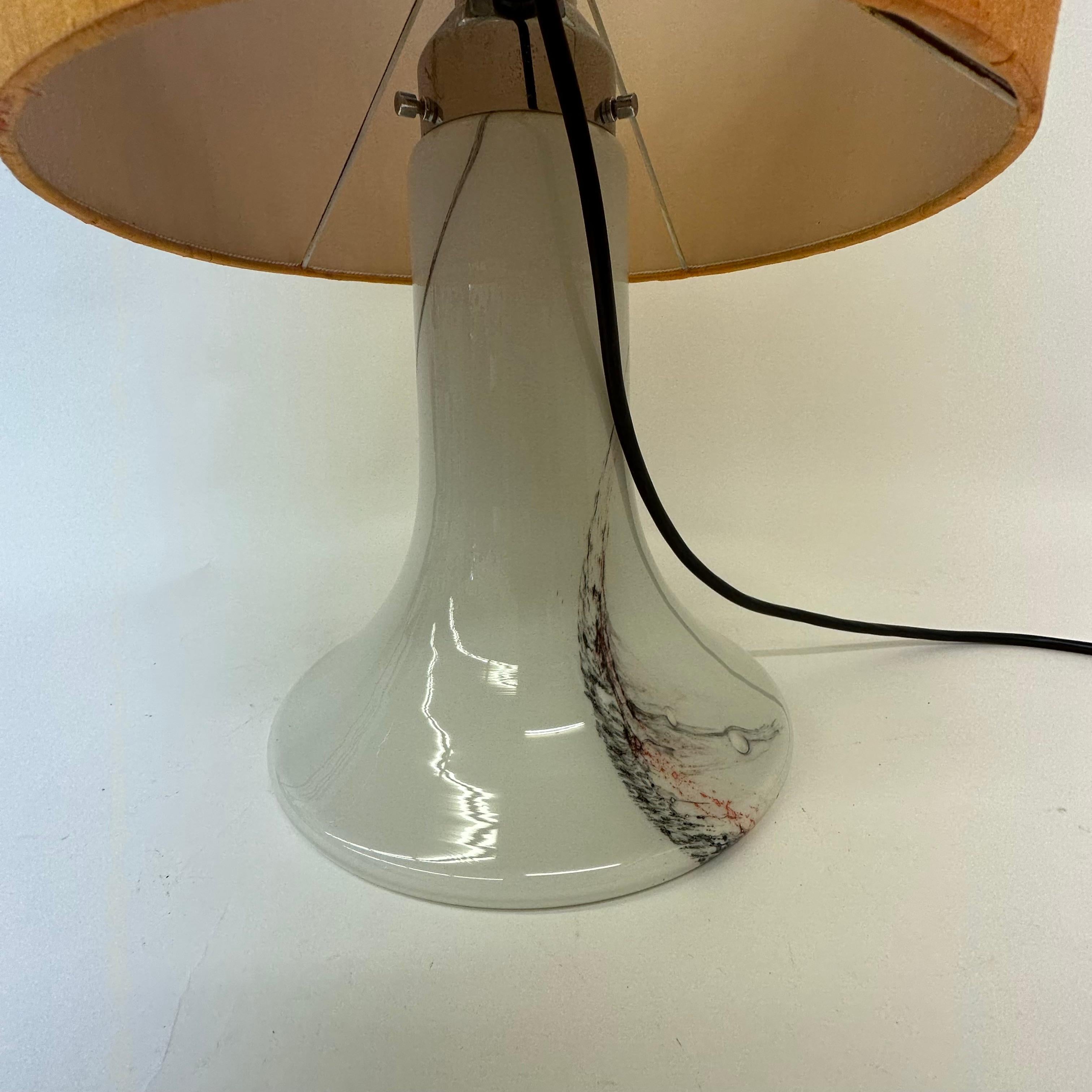 Peil & Putzer glass table lamp , 1970's For Sale 6