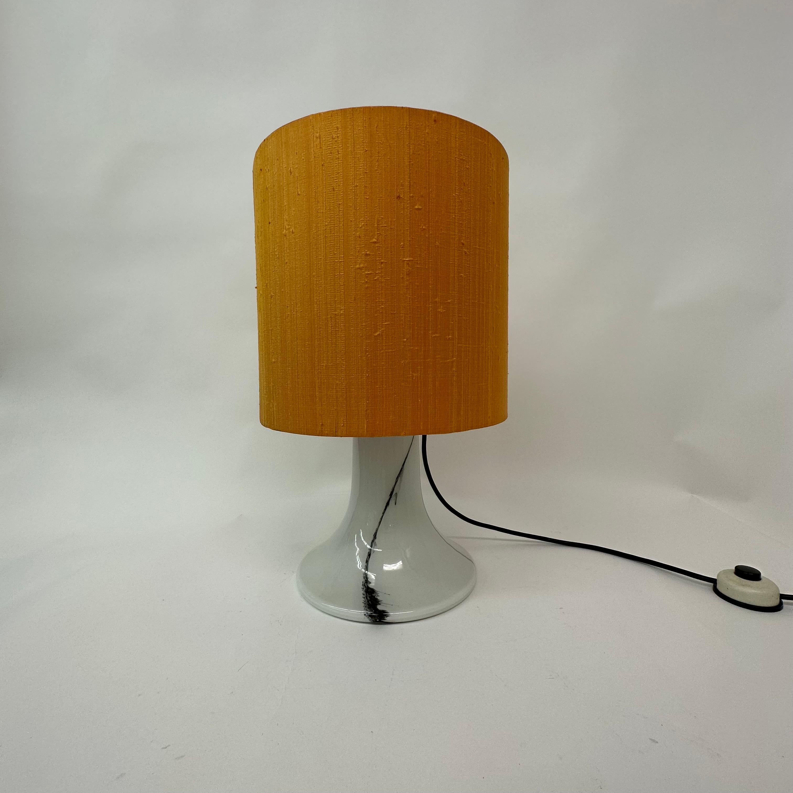 Peil & Putzer glass table lamp , 1970's For Sale 1