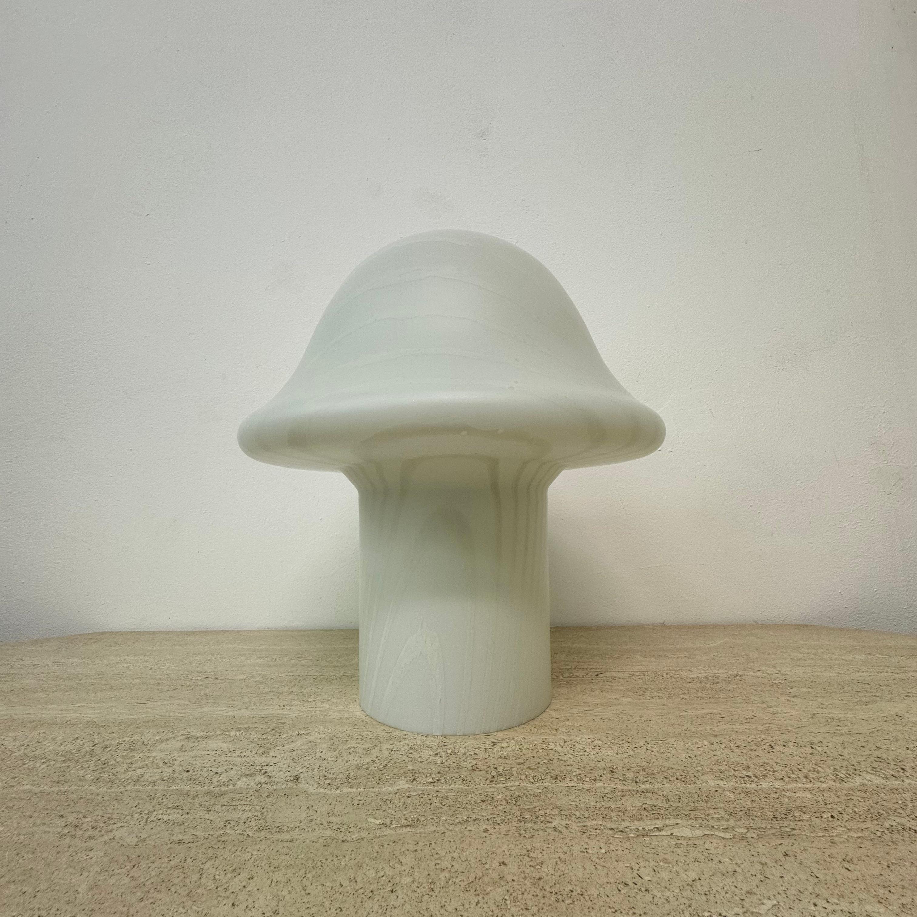 Late 20th Century Peil & Putzer Mushroom Zebra table lamp , 1970’s For Sale