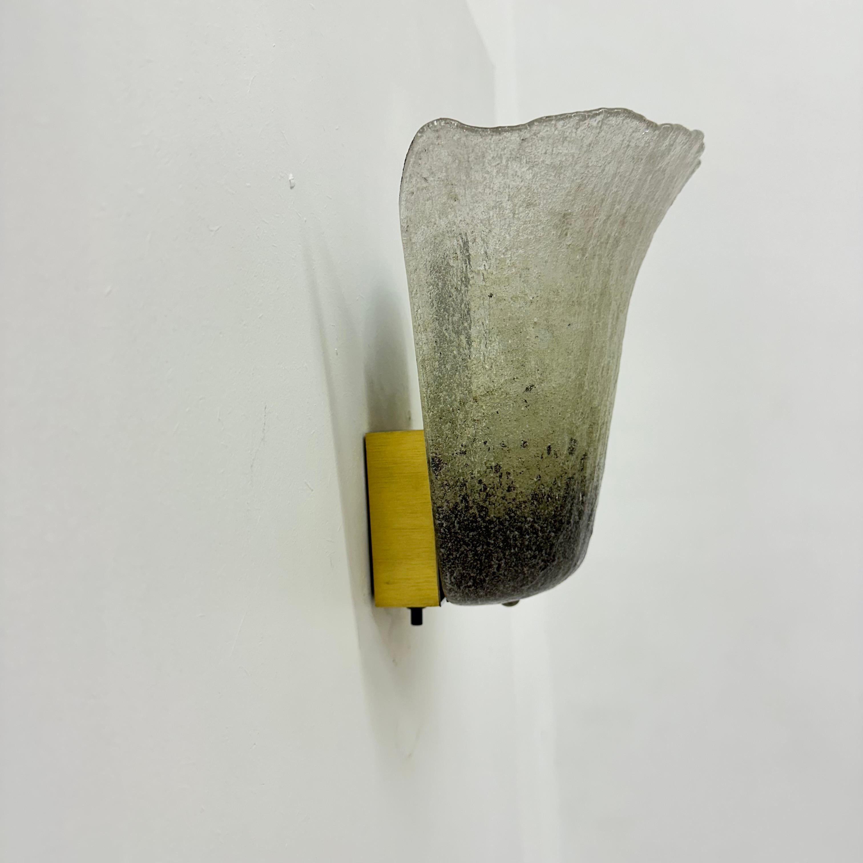 Aplique de pared Peil & Putzer , años 1970 Vidrio en venta