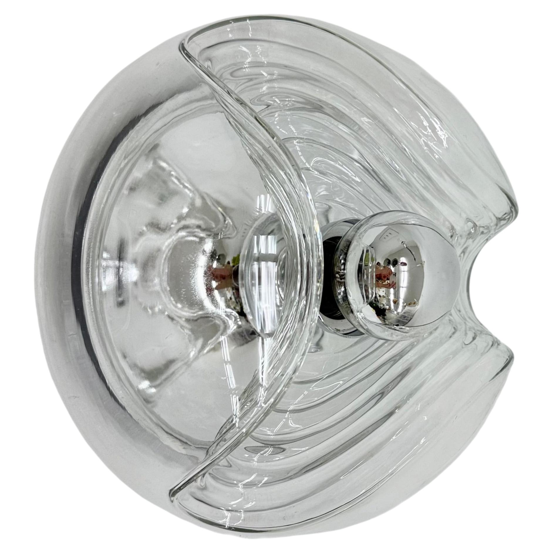 Applique da soffitto "Futura" di Peil & Putzler, realizzata da Koch & Lowy, anni '70
