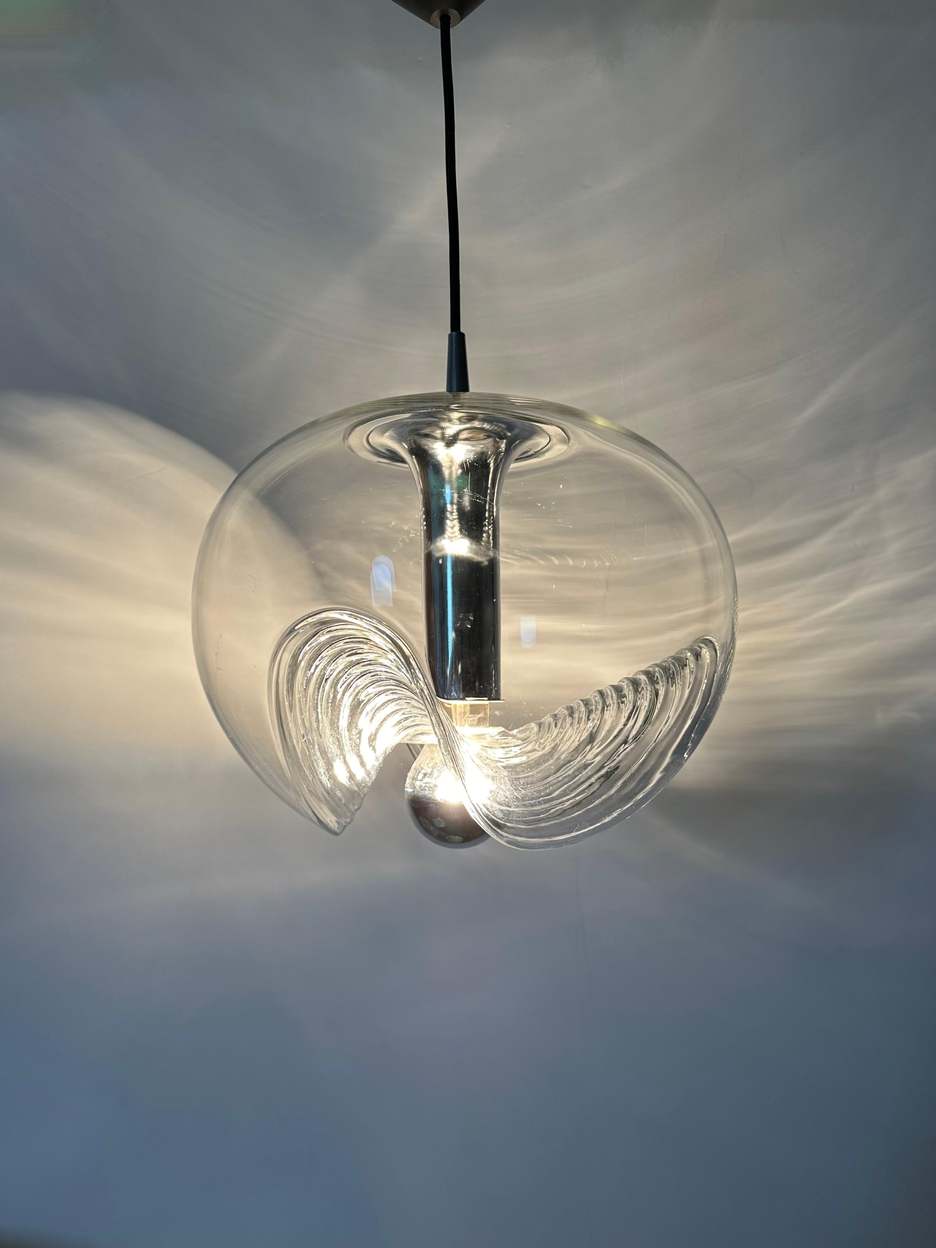 Lampada a sospensione 'Futura' di Peil & Putzler, Koch & Lowy , anni '70 in vendita 9