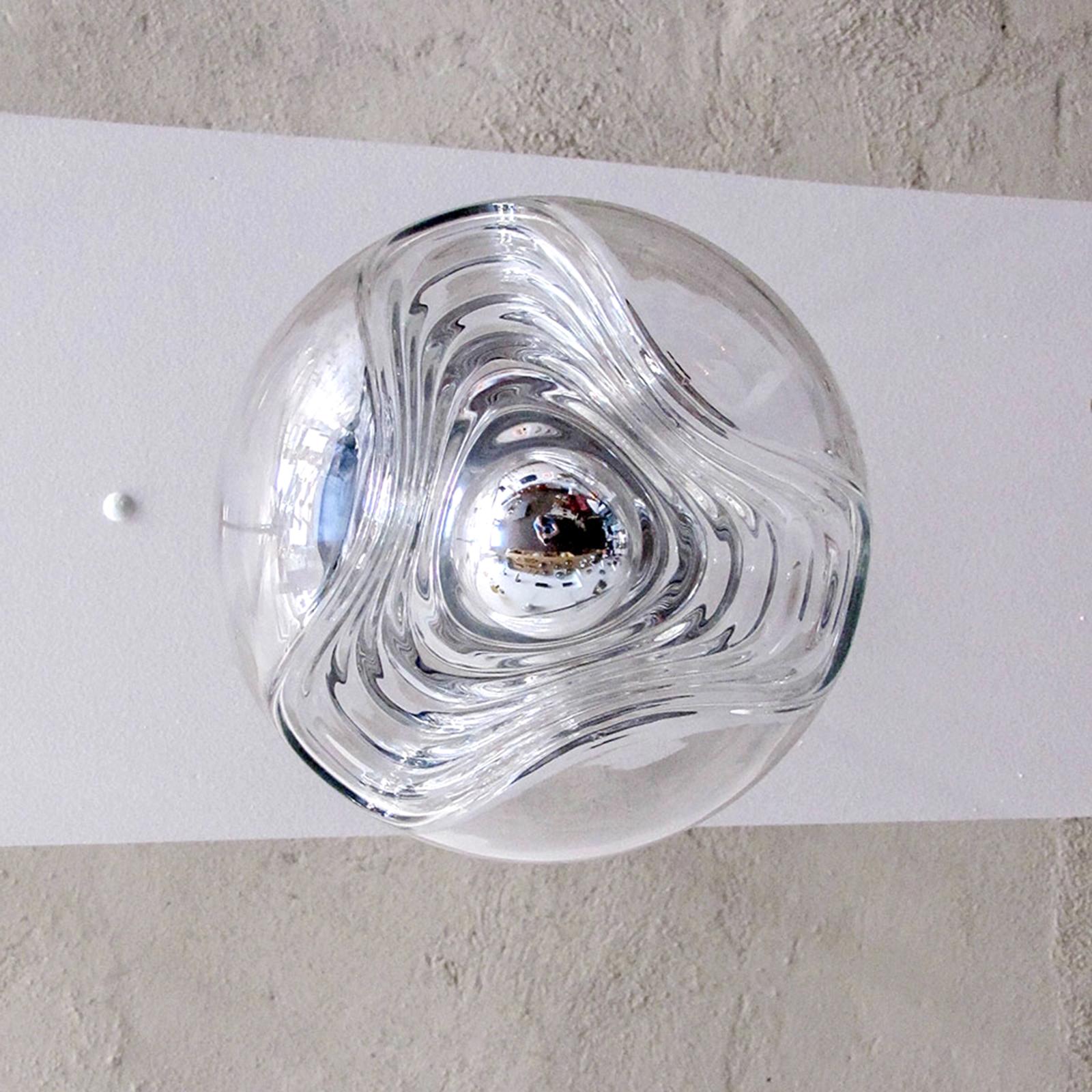 Peill & Putzler Suspensions en verre clair, 1970 Bon état - En vente à Los Angeles, CA