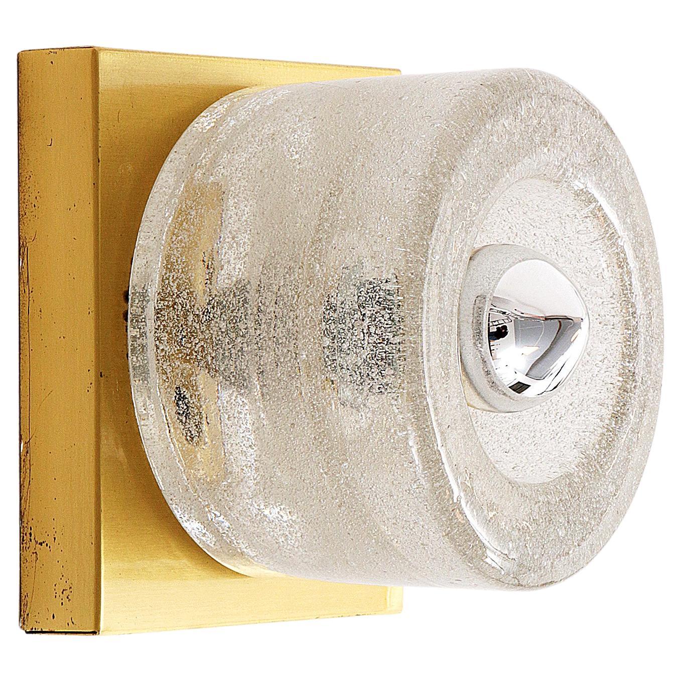 Peill & Putzler Cube Wall Lamp Ice Glass - Vintage Space Design