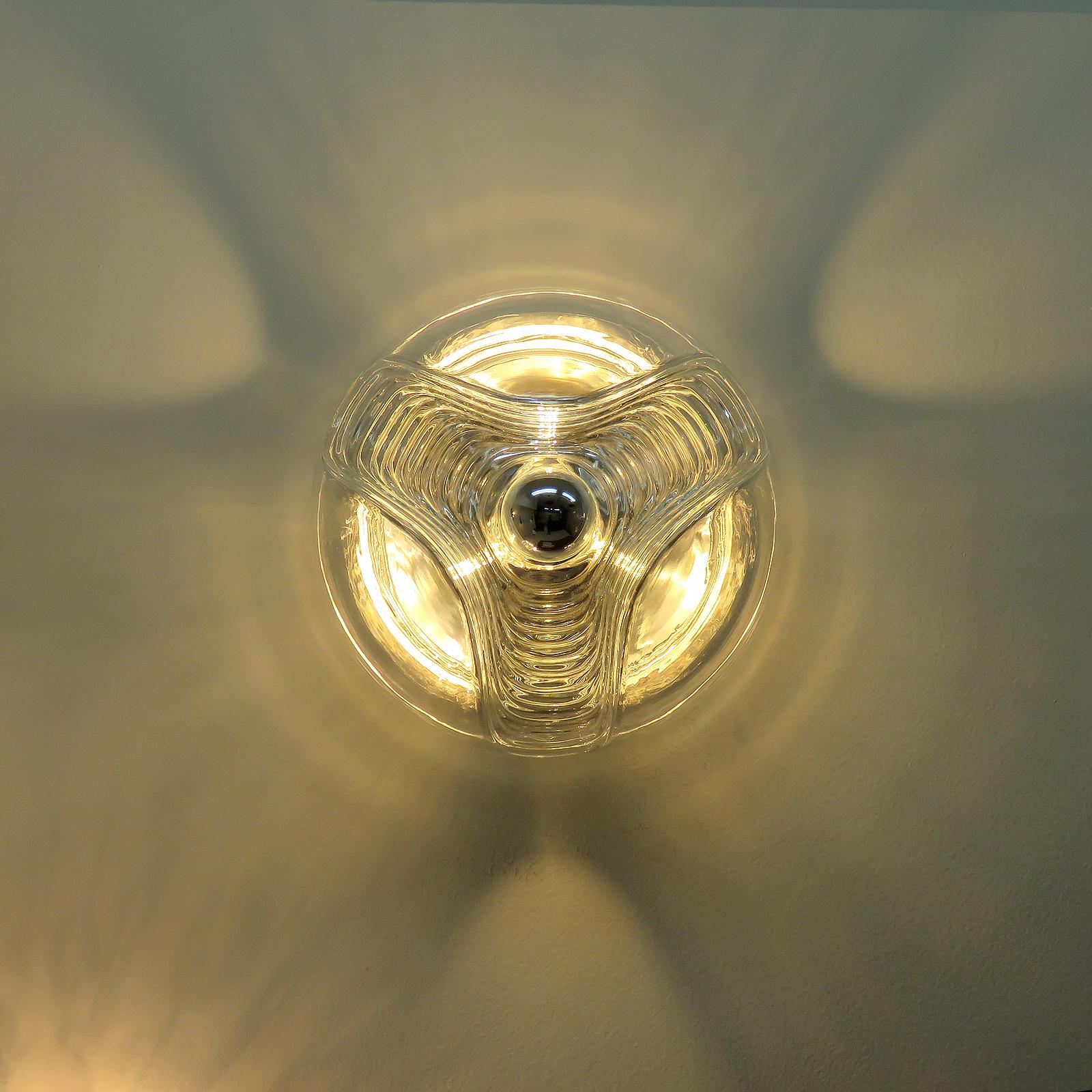 Peill & Putzler Flushmount Light, 1970 en Bueno estado para la venta en Los Angeles, CA
