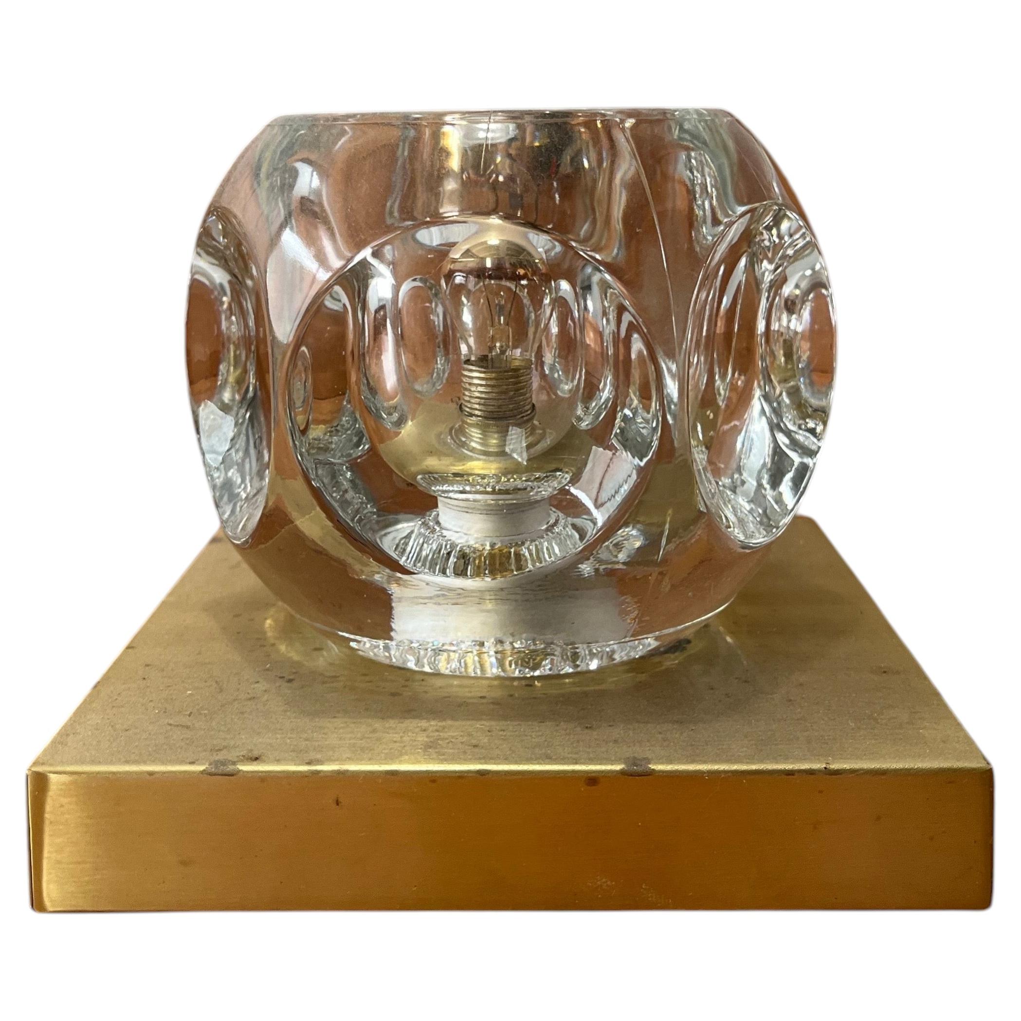Peill & Putzler Eiswürfel Flush Mount oder Wandleuchte Lampe Deutsch, 1970er Jahre