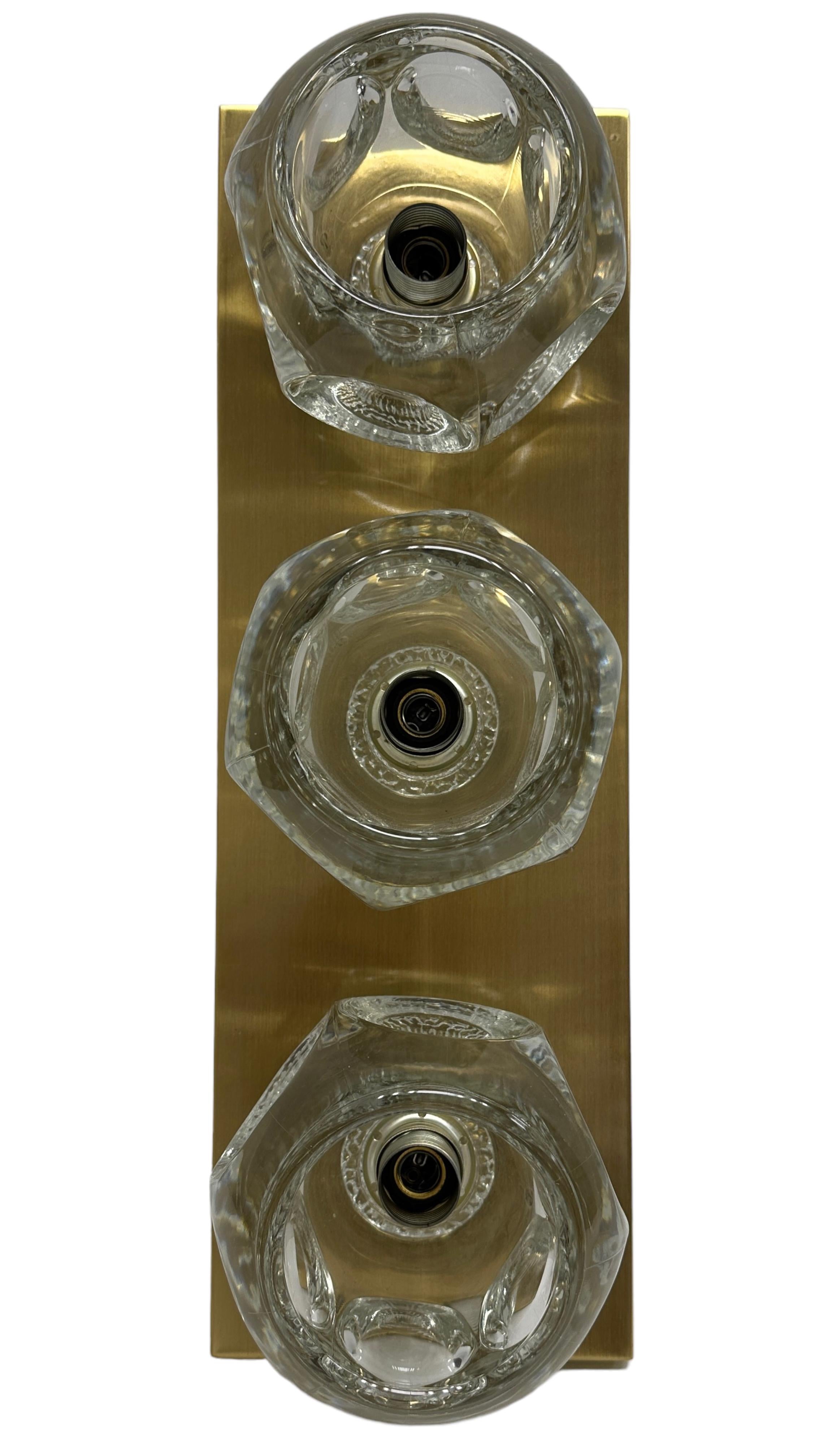 Lámpara empotrada o de pared Peill & Putzler Ice Cube, Vintage, Alemán, Años 70 en Bueno estado para la venta en Nuernberg, DE