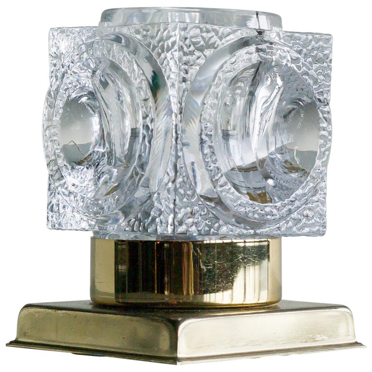 Peill and Putzler Ice Cube Table Lamp For Sale at 1stDibs