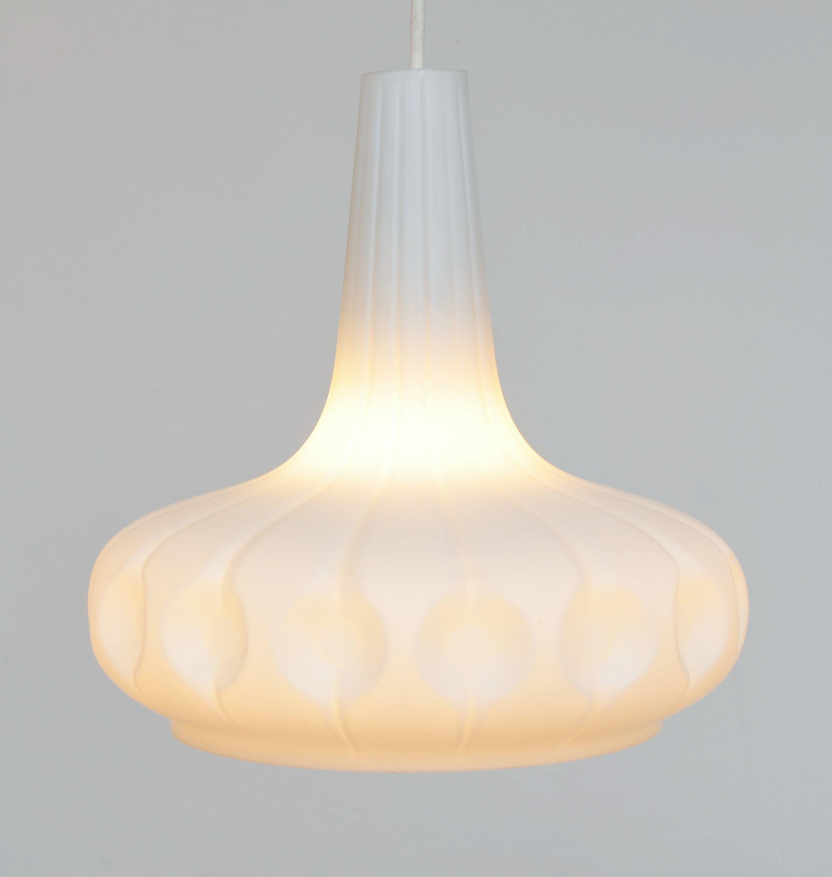 Timeless glass pendant by Peill & Putzler. In excellent condition.