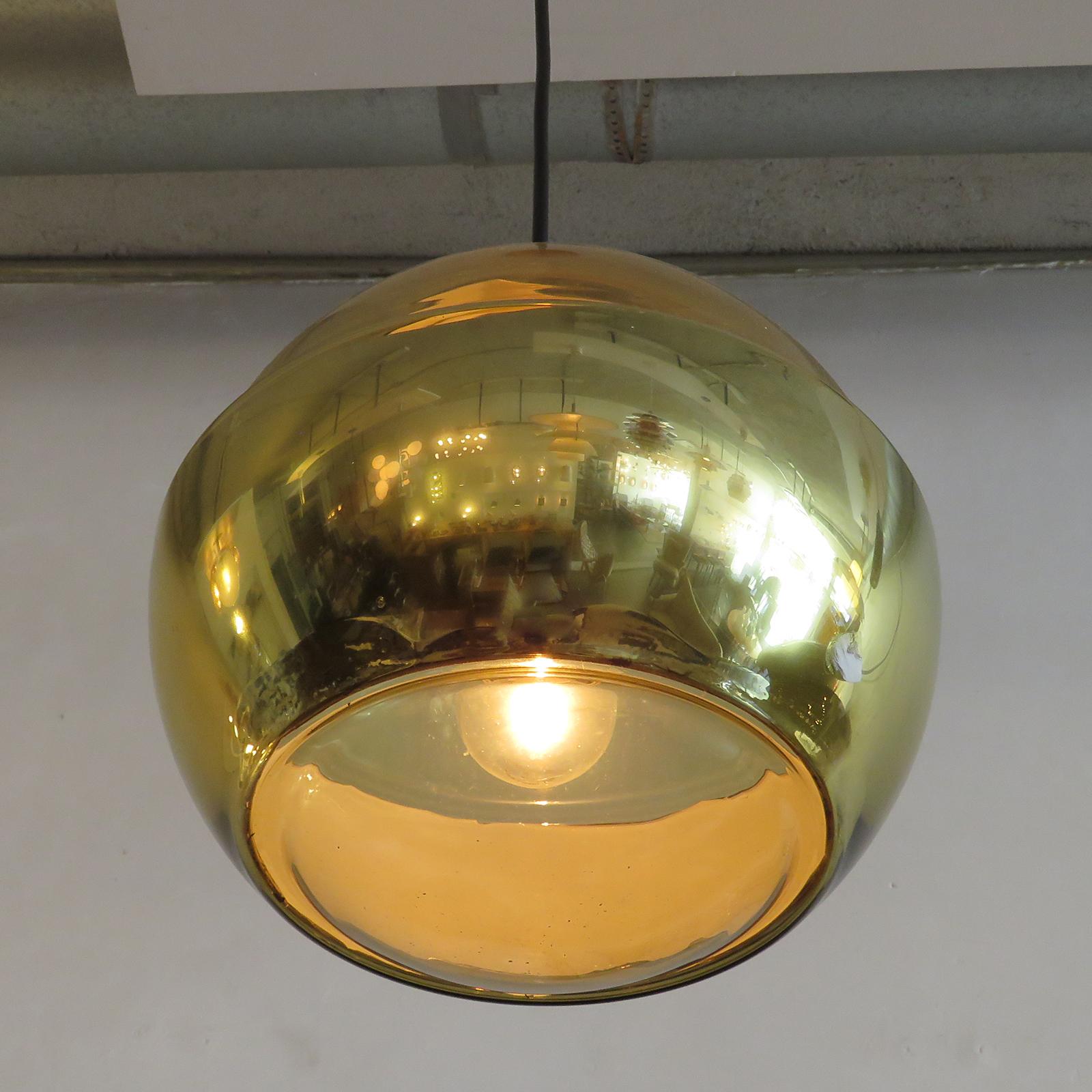 Peill & Putzler Smoked Glass Hanging Lights, 1970 In condizioni buone in vendita a Los Angeles, CA