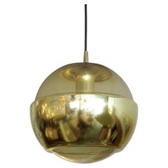 Retro Peill & Putzler Smoked Glass Hanging Lights, 1970