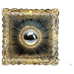 Peill & Putzler Spritzerlampe, 3-D-Skulptur-Wand- oder Deckenleuchte, Mid-Century