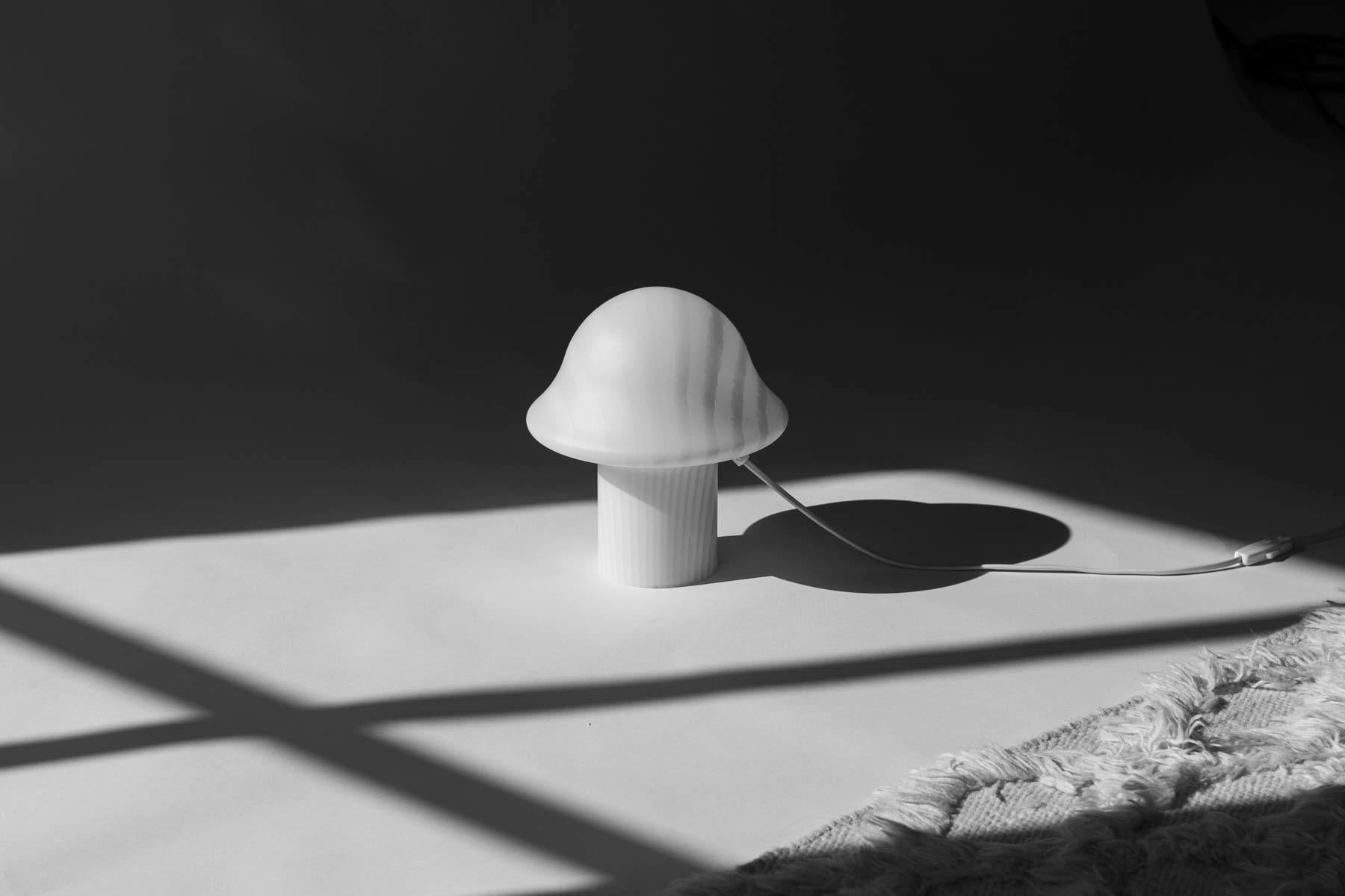 mushroom lamp from the 70s