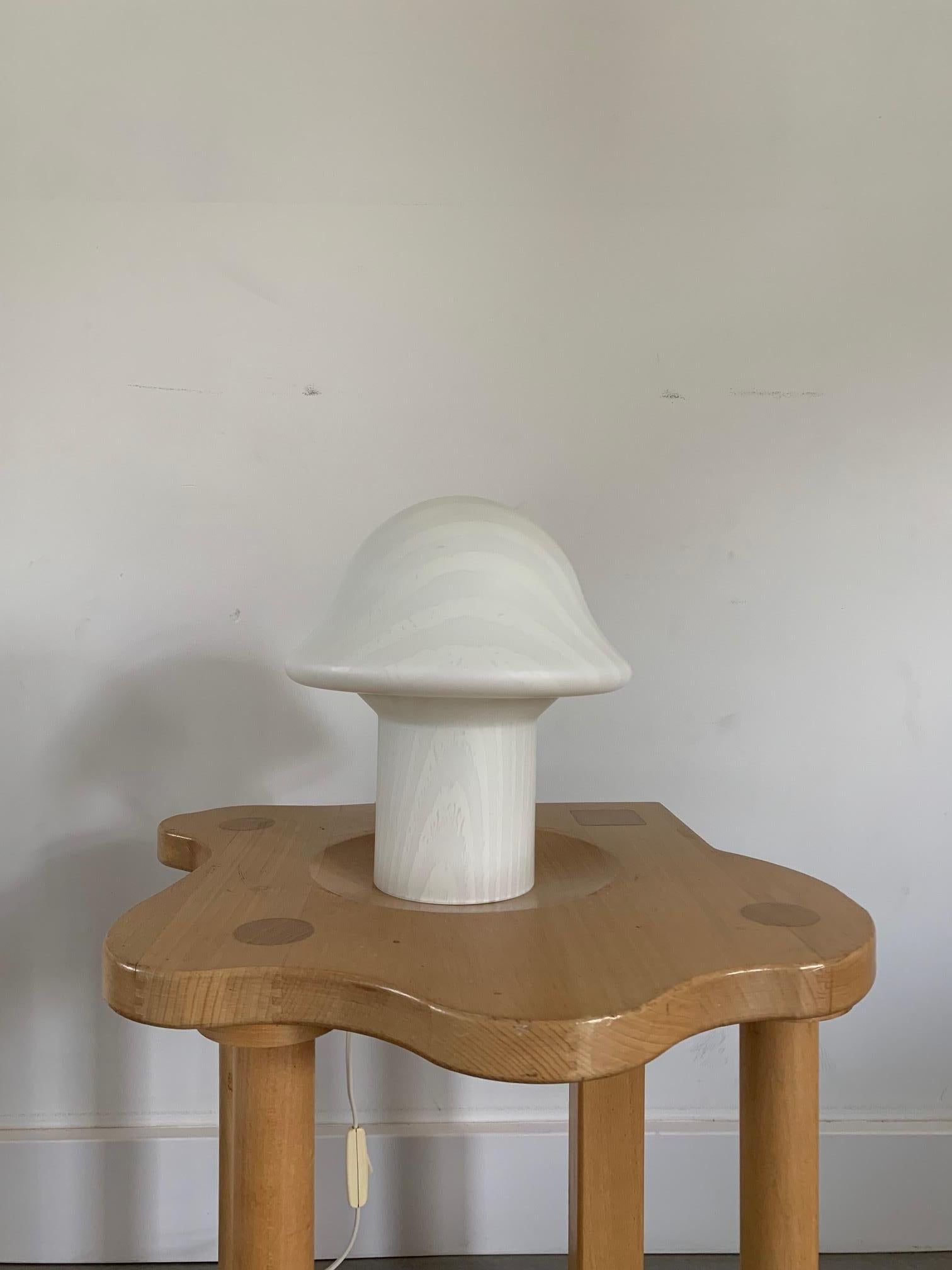 Post-Modern Peill & Putzler Swirl Mushroom Lamp, 70s
