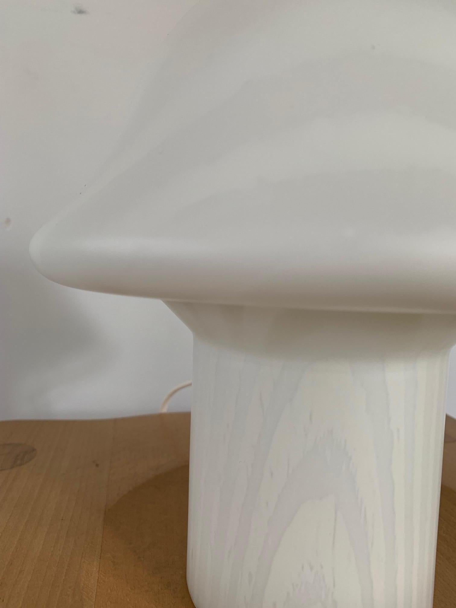 German Peill & Putzler Swirl Mushroom Lamp, 70s