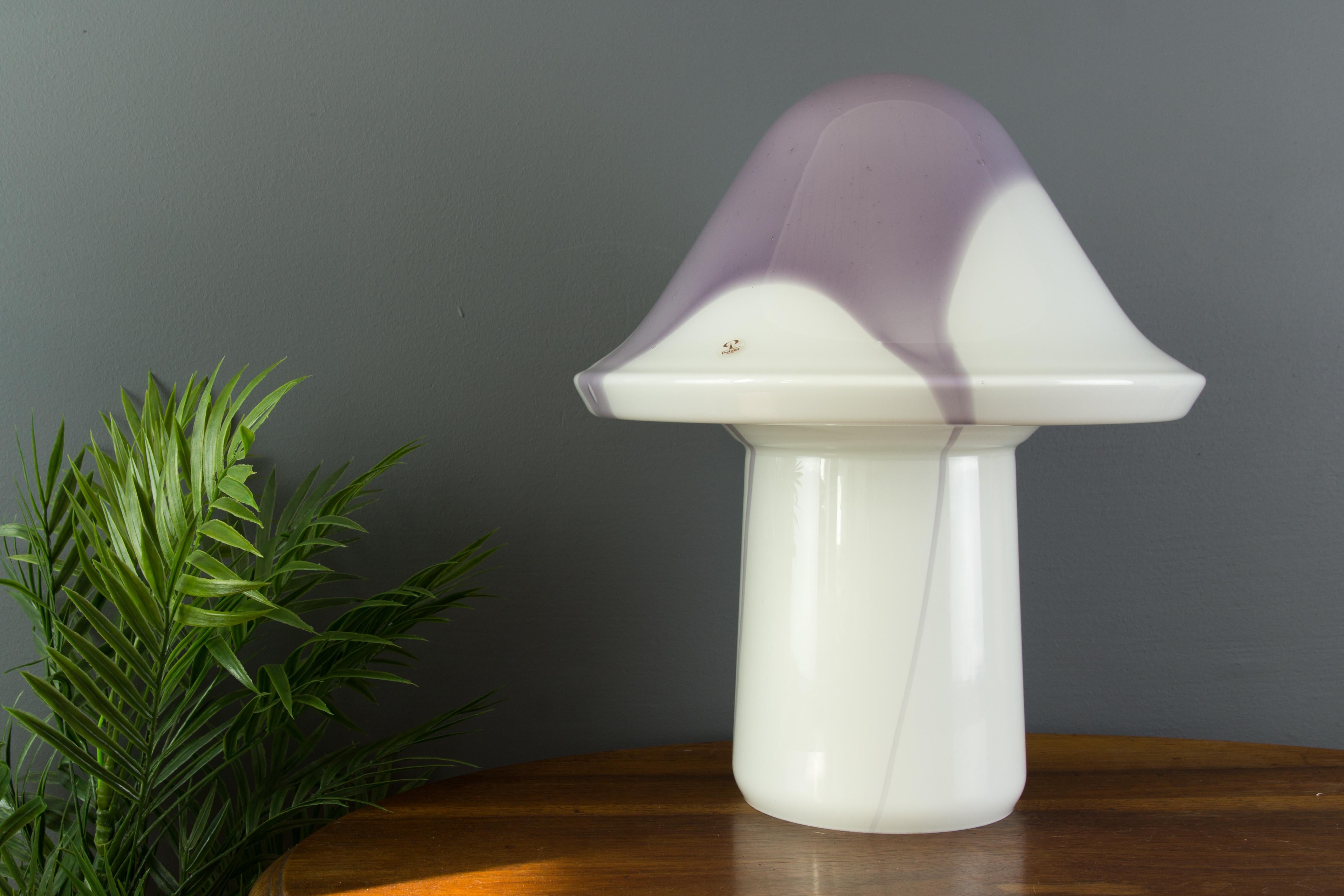 70s peill & putzler mushroom lamp