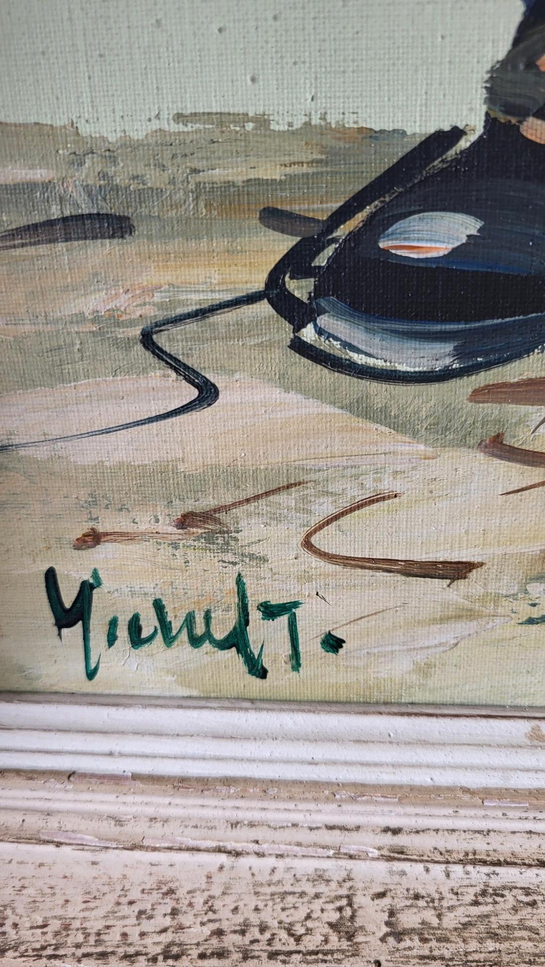 Peinture à l'huile Michel Thomas 