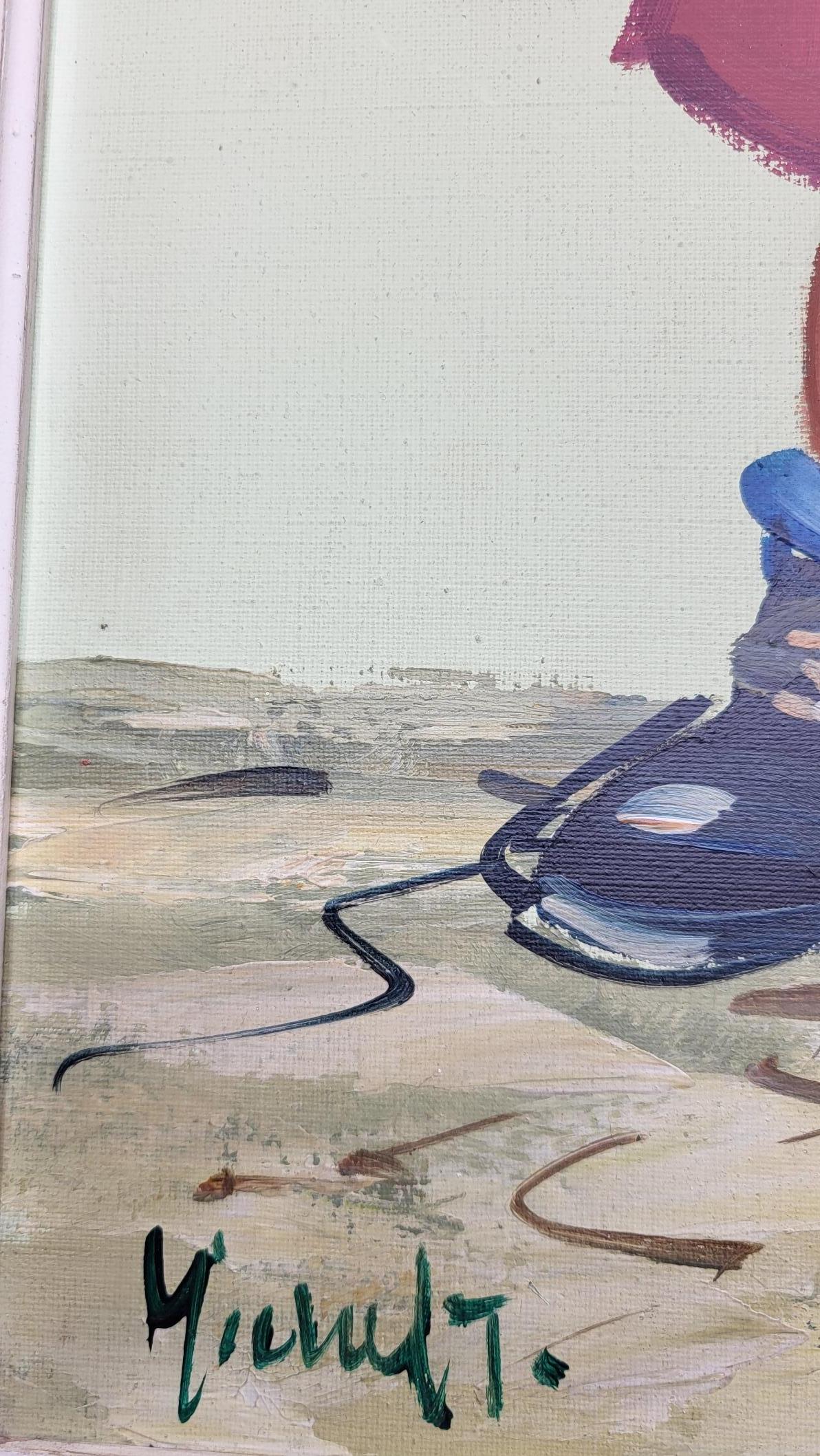 Peinture à l'huile Michel Thomas 