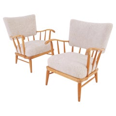 Peisstol Lounge Chairs Attributed to Arnt Lande for Møller & Stokke, 1950s