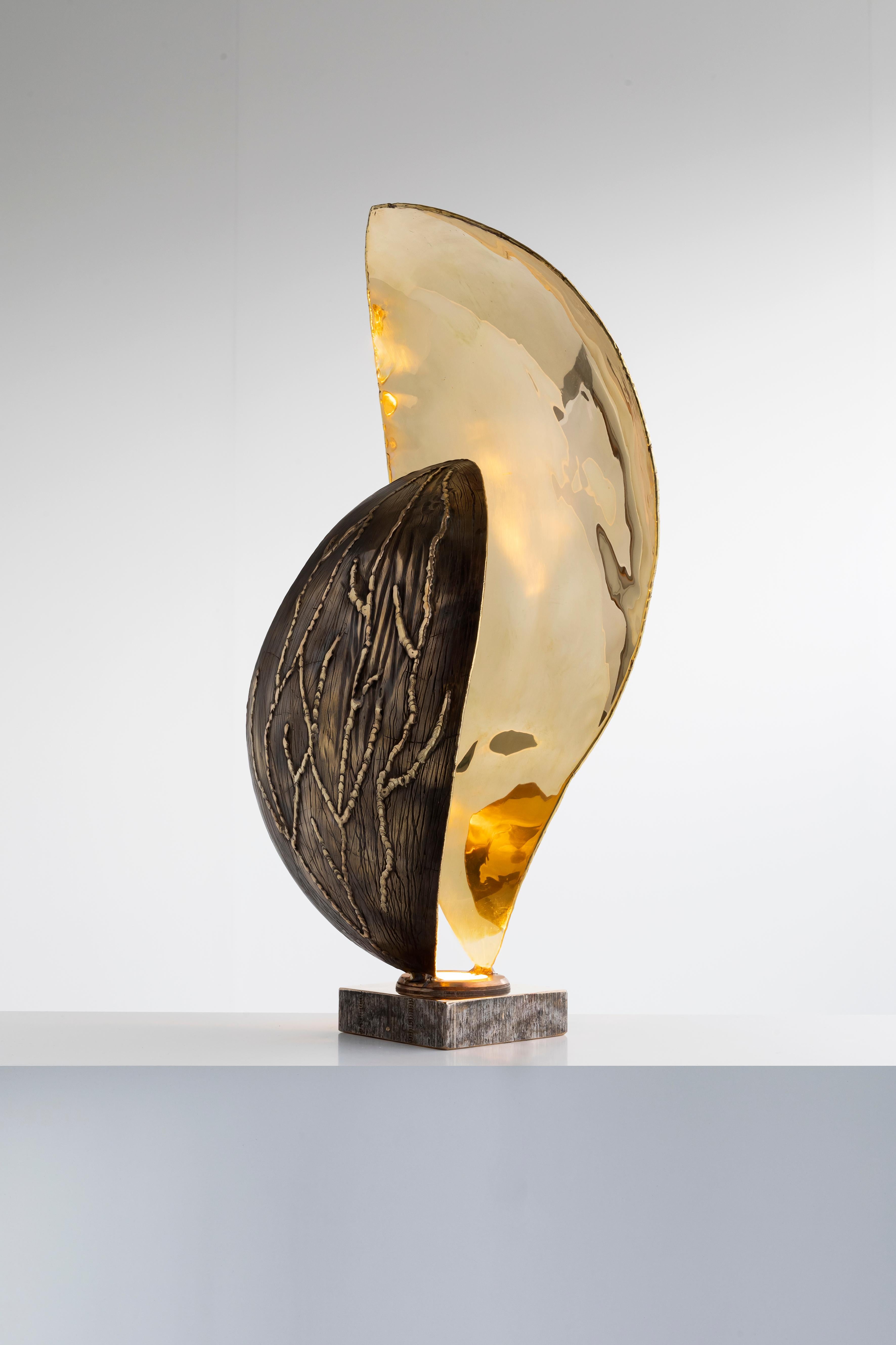 Italian Peitil Lamp Handmade by Samuel Costantini For Sale