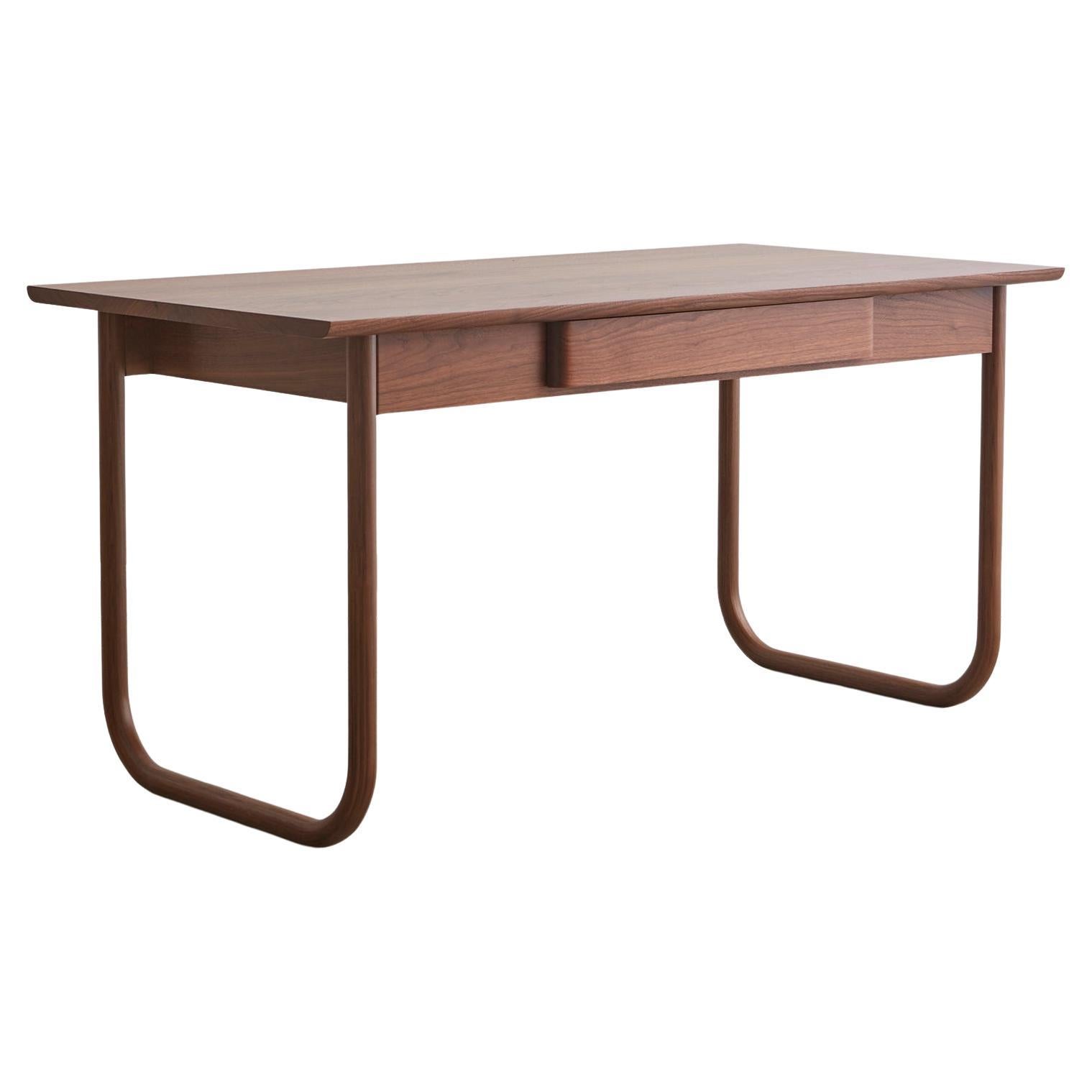 Peizi Walnut Desk by Bowen Liu For Sale
